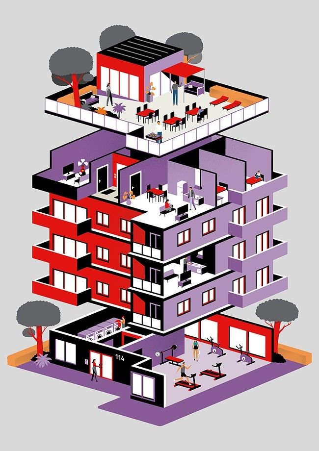 illustration-mikael-moune-paris-2030-condominium.jpg - Mika&#x00EB;l&#x20;MOUNE | Virginie